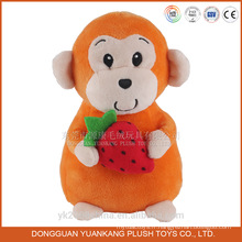 Nouvel an chinois 2016 en peluche singe avec fraise